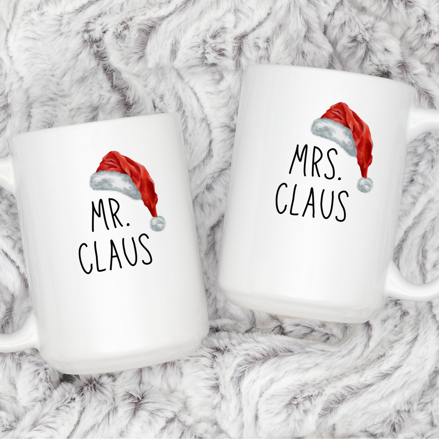 MR. CLAUS & MRS. CLAUS | MUG SET OF TWO