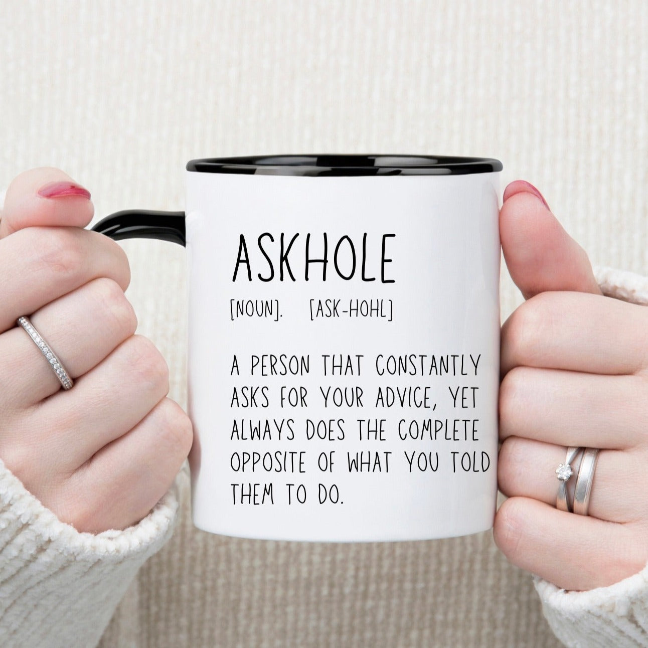 ASKHOLE 15OZ MUG