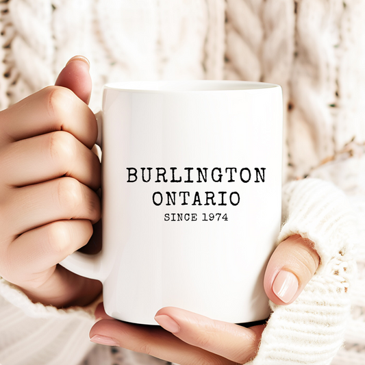 BURLINGTON, ONTARIO SINCE 1974 | MUG