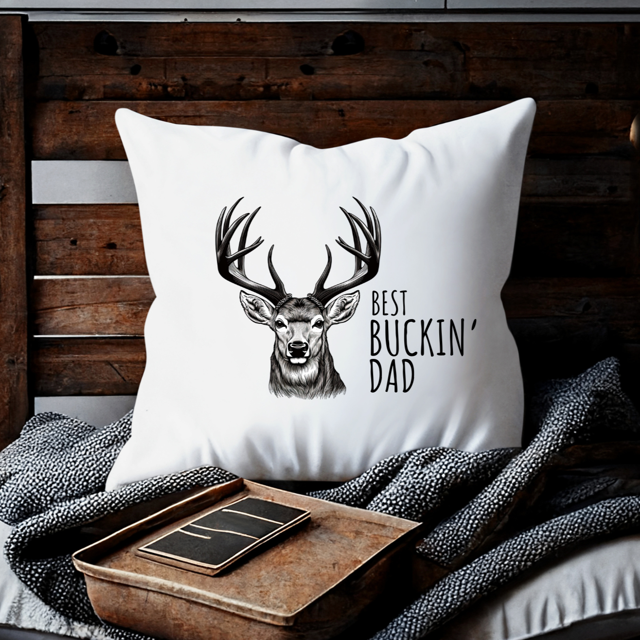 BEST BUCKIN' DAD | PILLOW