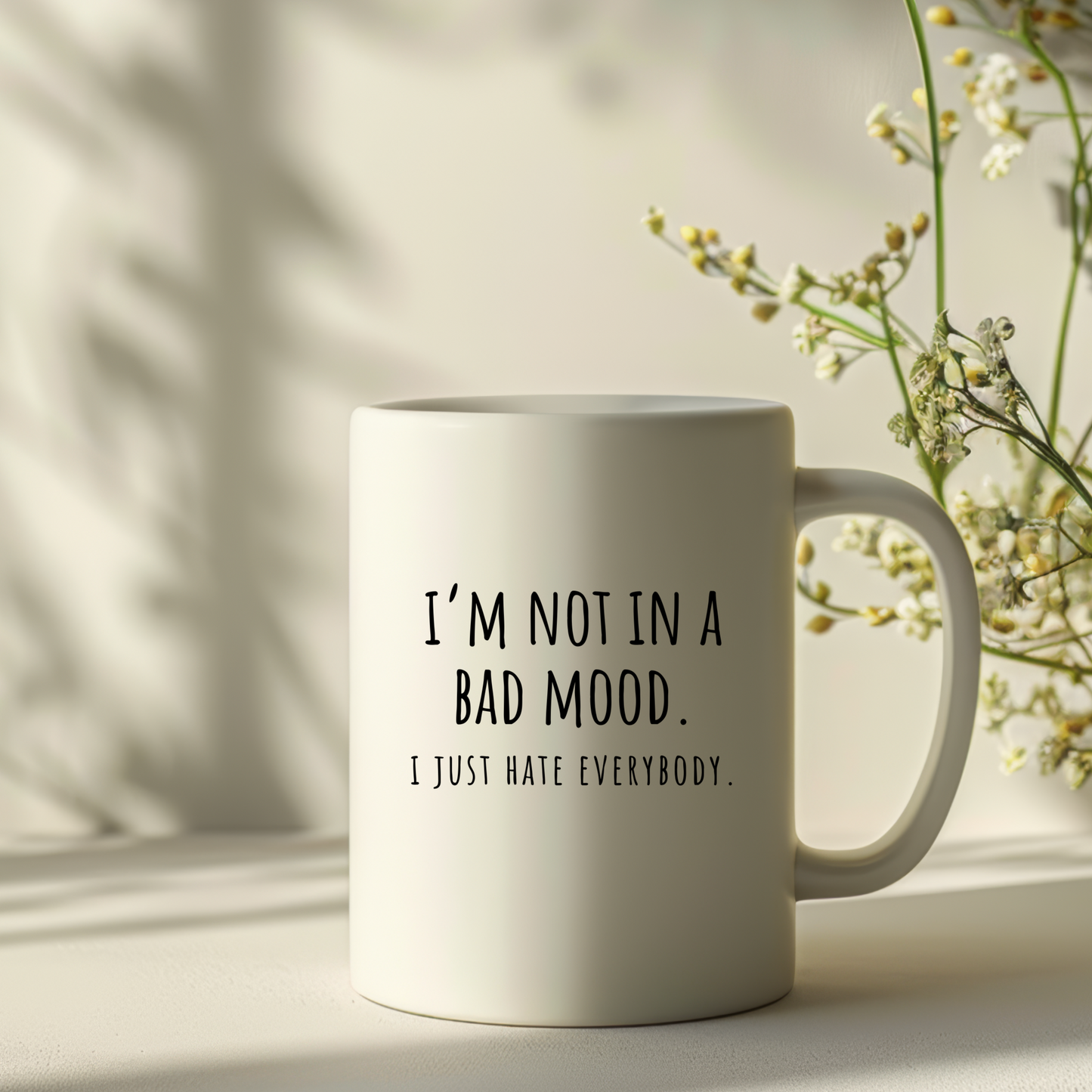 I'M NOT IN A BAD MOOD | MUG