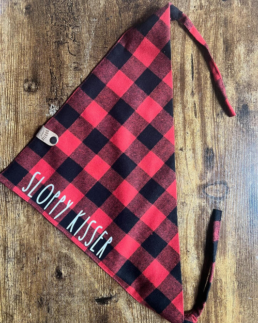 SLOPPY KISSER | DOG BANDANA