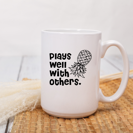 PLAYS WELL WITH OTHERS | MUG